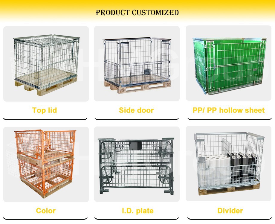 stackable pallet cage stackable pallet cage